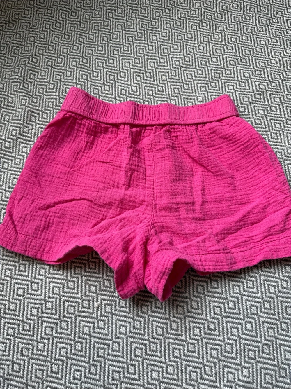 Girls Mixed Shorts Bundle - Hot Pink, Navy, Light Pink, Floral